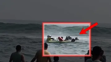 Four West Bengal tourists rescued from drowning in sea at Odisha's Puri