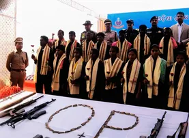 Major blow to Maoists: 22 rebels with Rs 2 crore bounty surrender in Malkangiri