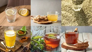 Winter morning drinks