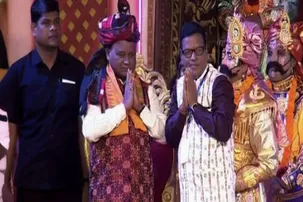 Odisha CM unveils, lays foundation for Rs 1,362 crore projects at Dhanu Yatra in Bargarh