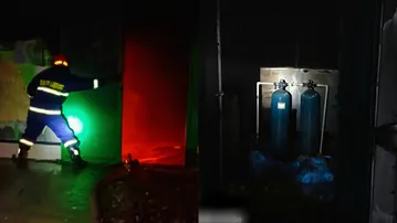 Massive fire ravages maize processing factory