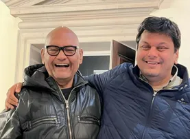 Vedanta group Chairman Anil Agarwal and son Agnivesh