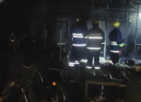 Major fire breaks out at EV showroom in Odisha's Baripada