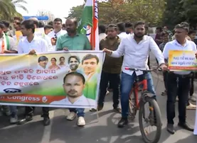 Protest by Youth Congress