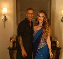 Shikhar Dhawan and Sophie