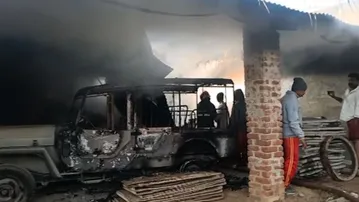 Contractor’s godown set on fire in Kalahandi, Maoist angle ruled out