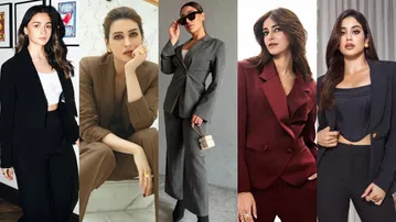 Alia Bhatt, Kriti Sanon, Ananya Panday, Krishna & Janhvi redefine power dressing in pantsuits