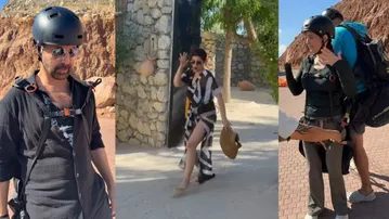 Akshay Kumar-Twinkle Khanna mark 25 years of ‘madness’ with dance, adventure and flying high, watch