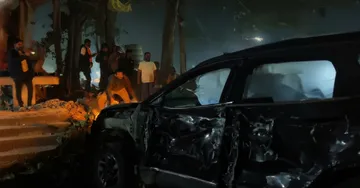 Drunk driver ploughs car into crowded Balakati market in Odisha