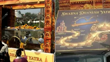 286-kg golden bow and arrow