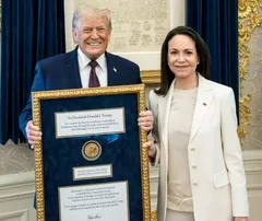 Donald Trump and Maria Corina Machado