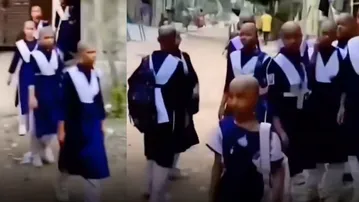 'Yaari hai imaan mera…' Bald heads, big hearts: Schoolgirls stand tall for friend fighting cancer, watch