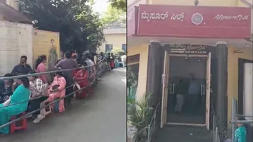 Bengaluru’s 4 am rush for Mysore silk sarees goes viral
