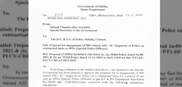 Odisha to reappoint 800 retired police officers