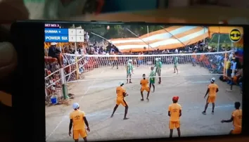 Stage collapses during volleyball final match in Odisha, spectators safe