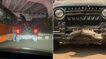 Reckless stunt on ‘Thar’ sparks tension in Bhubaneswar