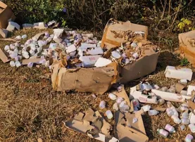 Vaccine vials found discarded on road in Ganjam
