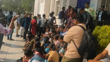 Student unrest erupts again at Utkal University in Bhubaneswar