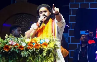 BJP leader Arindam Ray ‘targets BJD’s Pranab Prakash Das’ during Jajpur mahotsav