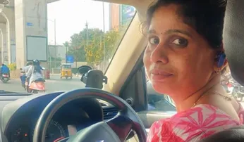 Picture of woman cab driver