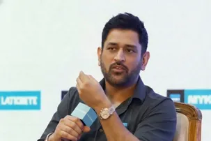 MS Dhoni at a event