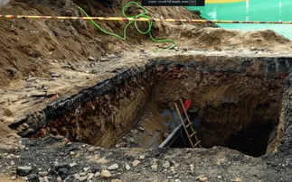 biker dies after falling into uncovered pit in West Delhi