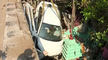 Sishu Bhawan overbridge car crash linked to murder case in Bhubaneswar