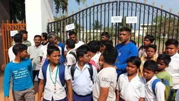 Students, parents lock school gate over HM transfer and mid-day meal issues in Puri