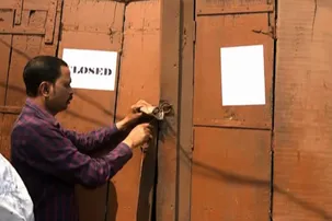 CMC Health dept seals three shops selling stale food on Cuttack Medical Road