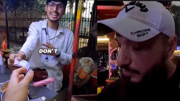 Indian youth refuses to overcharge foreign tourist for tea, wins hearts; watch