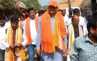 Kendrapara MP Jay Panda in Rajnagar