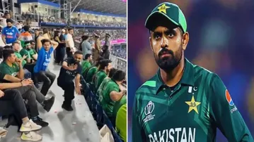 Two fans troll Babar Azam right in the middle of a Pakistani crowd