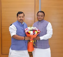 Odisha CM Mohan Majhi holds key organisational talks with BJP President in New Delhi