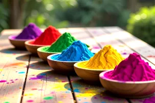 Political rivals unite in colours as BJP, BJD and Congress celebrate Holi in Odisha