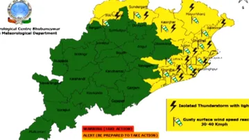 Rain, thunderstorms likely to lash Odisha, IMD issues orange alert
