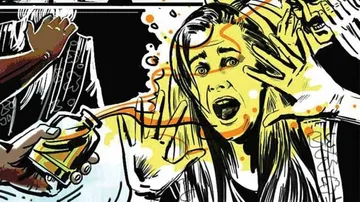 Acid attack on woman over dowry