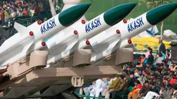 Akash surface-to-air missile successfully test fired