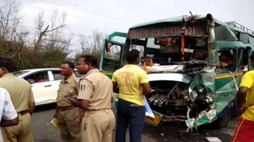 1 Killed, Around 20 Injured In Passenger Bus Mishap In Konark