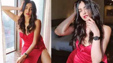 Adah Sharma Sizzles In Red Hot Gown