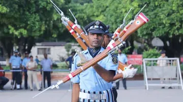 Special performance by Air Warrior Drill Team