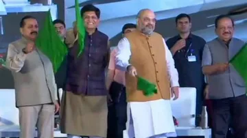 Amit Shah Flags Off Vande Bharat-II From Delhi To J&K
