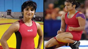 Indian Wrestlers Sakshi, Vinesh settle for silver at Asian meet