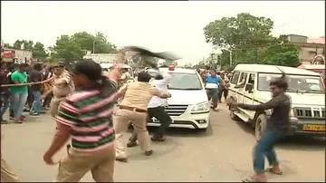 Attack on Gangwar: Rajnath urges CM to take action