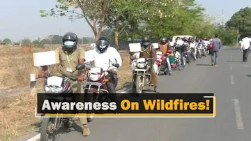 Wildfires In Odisha: Bike Rally Organized To Raise Awareness