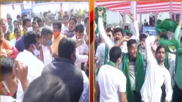 Odisha: BJP, BJD Workers Scuffle During Inauguration Of Bindusagar Cleaning Project