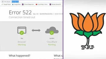 Hacked last month, BJP website back with a bang
