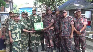 Indian, Bangladesh border guards exchange Eid greetings