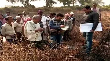 Standing crops in acres of land reduced to ashes in Balasore