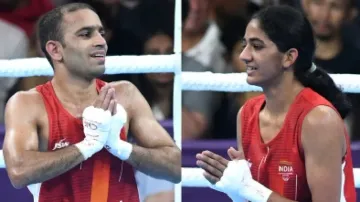 Boxers Nitu Ghanghas, Amit Panghal
