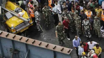 Kolkata bridge collapse: Rescue operations on
